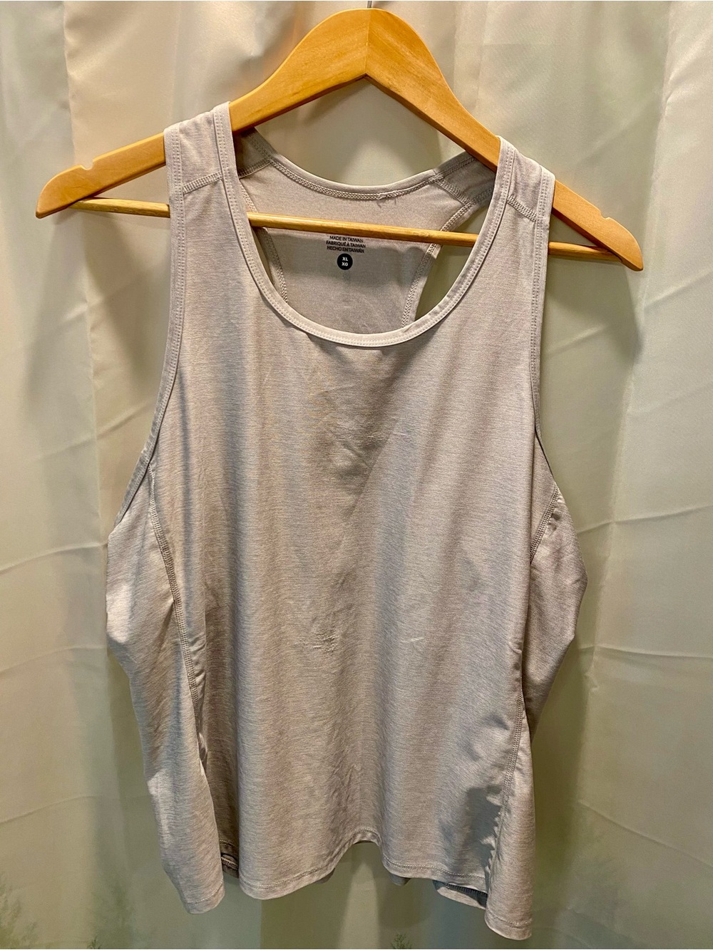 Natan Light Gray Sleeveless Tank Top